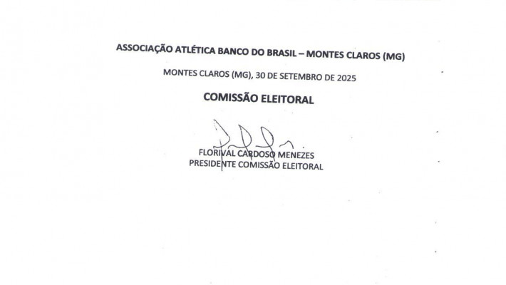 EDITAL DE CONVOCAÇÃO PARA INSCRIÇÃO DE CHAPAS ELEITORAIS