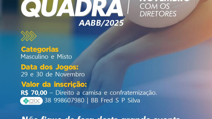 3º TORNEIO OFICIAL DE VÔLEI DE QUADRA 2025