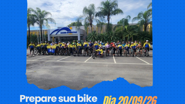 INSCRIÇÕES PARA O 3° PASSEIO CICLÍSTICO DA AABB