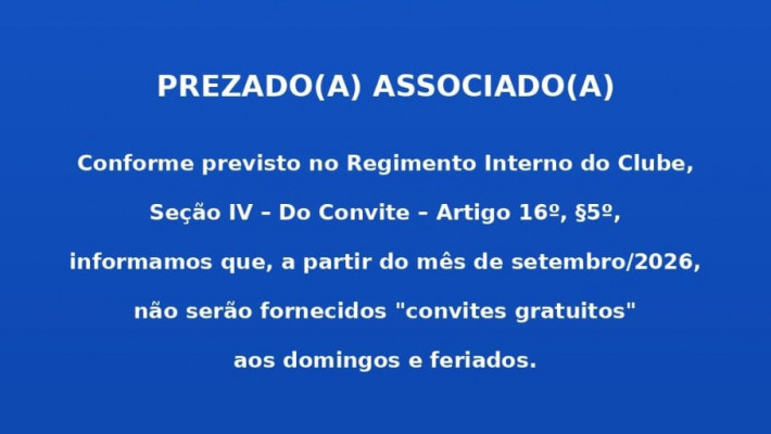 COMUNICADO IMPORTANTE
